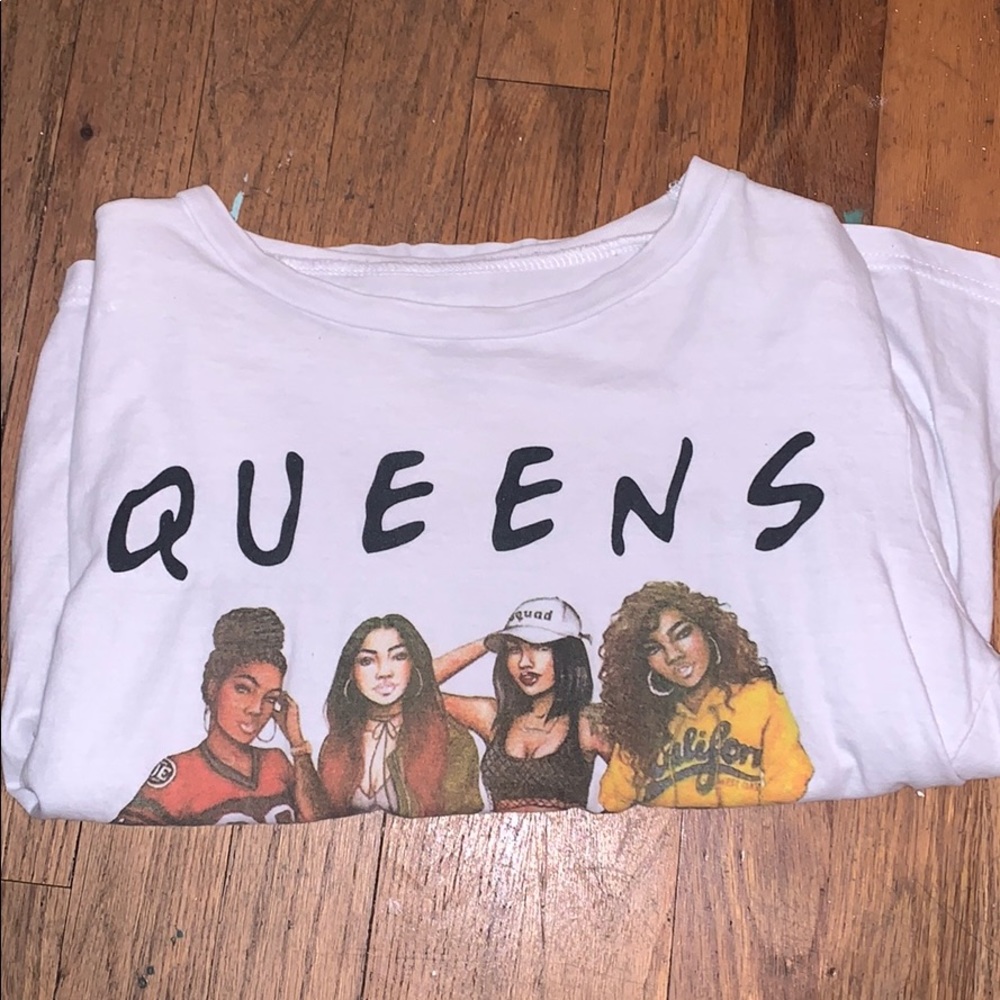 short sleeve medium queens shirt